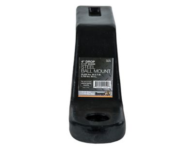 Image showing  Heavy Duty Forged Ball Mount with 4 in. Drop for 2-1/2 in. Receivers