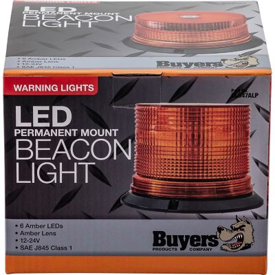 Image showing 6 th Buyers Products 4.6 in. Tall Class 1 Amber LED Beacon Light