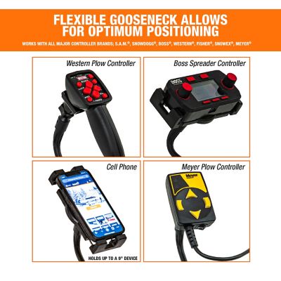 Image showing  SAM Universal Snow Plow Controller Cup Holder Mount Kit