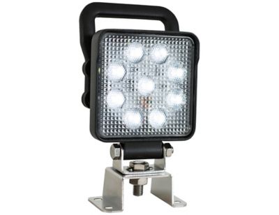 Buyers Products 4 Inch Square LED Flood Light with Switch and Handle