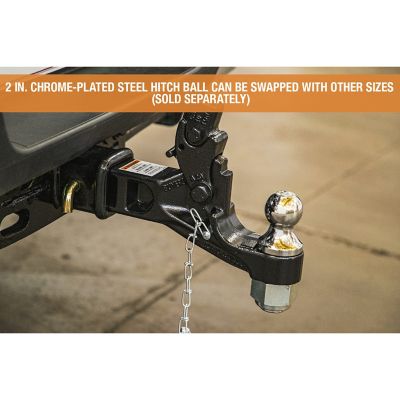 Image showing 7 th Buyers Products 10 Ton Combination Hitch with 2 in. Ball for 2-1/2 in. Receivers