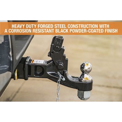 Image showing 8 th Buyers Products 10 Ton Combination Hitch with 2 in. Ball for 2-1/2 in. Receivers