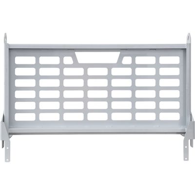 Buyers Products Gloss White Universal Kabgard Headache Rack with Mounting Kit for Single-Wheel Service Bodies