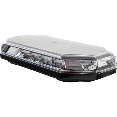 Image showing  15 in. Amber/Green Octagonal LED Mini Light Bar with 10 Flash Patterns