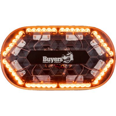 Image showing  13 in. Amber LED Mini Light Bar with Permanent or Magnetic Mount