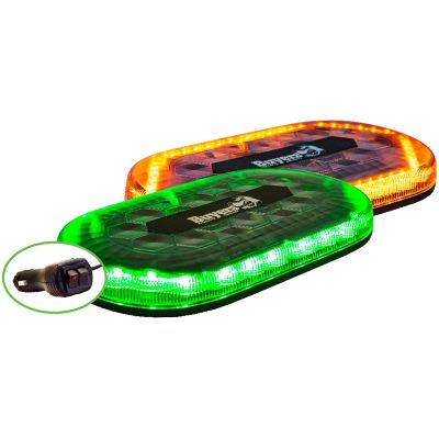 Buyers Products 13 in. Amber and Green LED Mini Light Bar with Permanent or Magnetic Mount