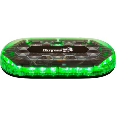 Image showing  13 in. Amber and Green LED Mini Light Bar with Permanent or Magnetic Mount
