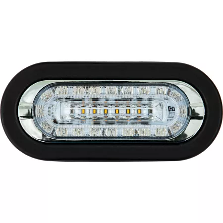 Buyers Products 6" Oval LED Combination Marker Light with Amber Strobe Light Clearance & Side Marker Lights