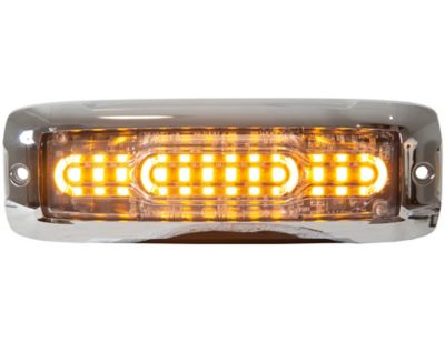 Image showing  5 in. Ultra Thin Amber LED Wide Angle Strobe Light