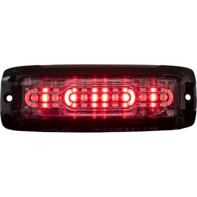 Buyers Products 5 in. Ultra Thin Red/Clear LED Wide Angle Strobe Light