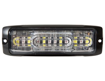 Image showing  5 in. Ultra Thin Red/Clear LED Wide Angle Strobe Light