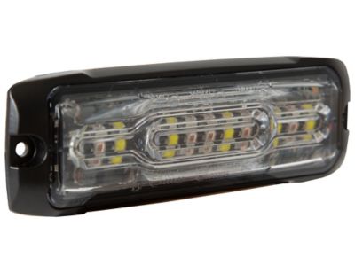 Image showing  5 in. Ultra Thin Red/Clear LED Wide Angle Strobe Light