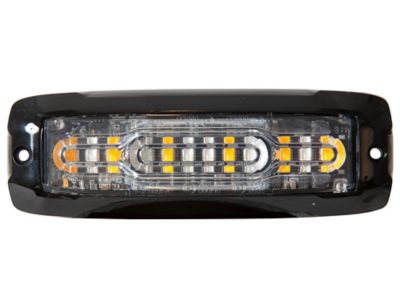 Image showing  5 in. Ultra Thin Amber/Blue LED Wide Angle Strobe Light