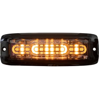 Image showing  5 in. Ultra Thin Amber/Blue LED Wide Angle Strobe Light