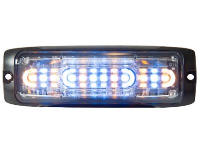 Image showing 5 th Buyers Products 5 in. Ultra Thin Amber/Blue LED Wide Angle Strobe Light