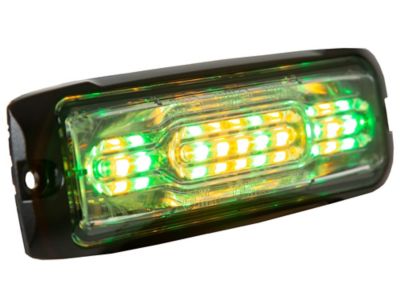 Image showing  5 in. Ultra Thin Amber/Green LED Wide Angle Strobe Light
