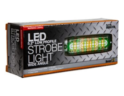 Image showing 7 th Buyers Products 5 in. Ultra Thin Amber/Green LED Wide Angle Strobe Light