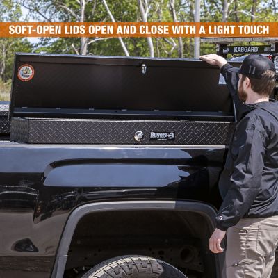 Image showing 8 th Buyers Products Textured Matte Diamond Tread Aluminum Lo-Sider Truck Tool Box
