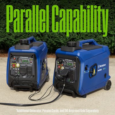 Image showing 5 th Westinghouse 4,000/3,300-Watt Dual-Fuel Portable Inverter Generator, Remote Start, CO Sensor