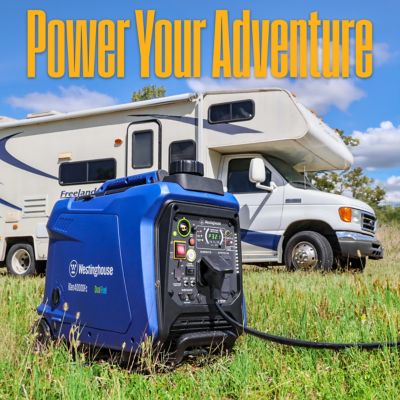 Image showing 6 th Westinghouse 4,000/3,300-Watt Dual-Fuel Portable Inverter Generator, Remote Start, CO Sensor