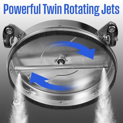 Image showing 8 th Westinghouse 16.5 in. Stainless Steel Surface Cleaner for Pressure Washers, 1/4 in. Quick-Connect