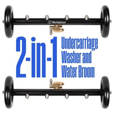 Image showing 3 th Westinghouse 2-in-1 Water Broom/Undercarriage for Pressure Washers, 1/4 in. Quick-Connect