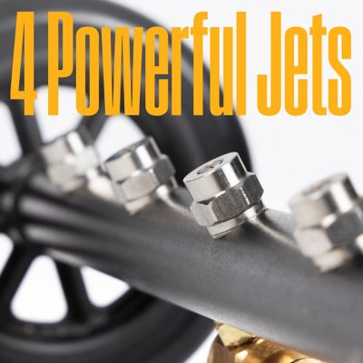 Image showing 8 th Westinghouse 2-in-1 Water Broom/Undercarriage for Pressure Washers, 1/4 in. Quick-Connect