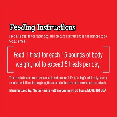 Image showing  Beef and Cheese Flavor Treats for Dogs 4.5 oz.