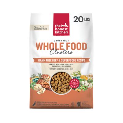The Honest Kitchen Whole Food Clusters Grain-Free Beef Dog Food, 20 lb.