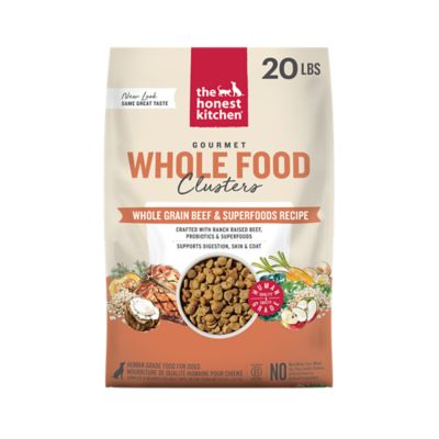 The Honest Kitchen Whole Food Clusters Beef & Oats Dog Food, 20 lb.