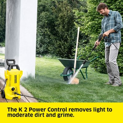 Image showing 5 th Karcher 1,700 PSI 1.2 GPM Electric Cold Water K 2 Power Control Pressure Washer, 2,000 Max PSI with Care and Home Care Kit