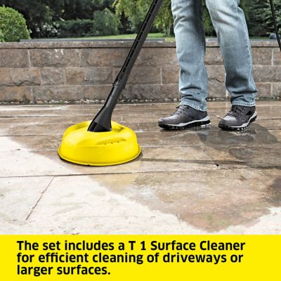 Image showing 7 th Karcher 1,700 PSI 1.2 GPM Electric Cold Water K 2 Power Control Pressure Washer, 2,000 Max PSI with Care and Home Care Kit
