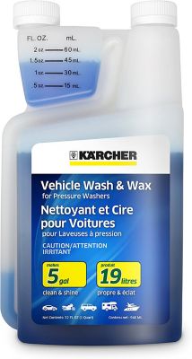 Karcher Vehicle Wash & Wax 20X Concentrate Detergent - 1 Quart