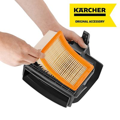 Image showing  Flat Pleated Cartridge Filter for Karcher WD 4 - WD 6