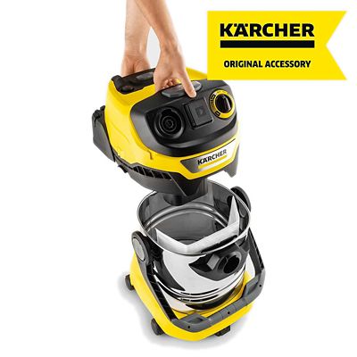 Image showing  4 Pack of Fleece Filter Bags for Karcher WD 4 - WD 6