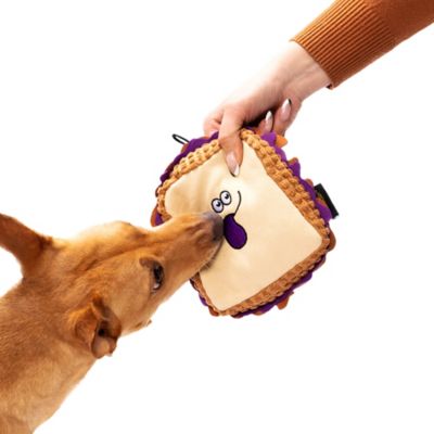 Image showing 5 th TrustyPup PBJ Squeaky Plush Chew Guard Dog Toy, Medium