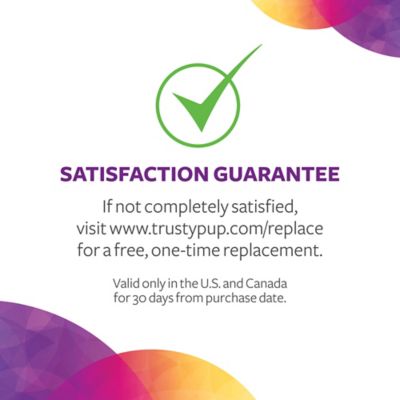 Image showing 10 th TrustyPup PBJ Squeaky Plush Chew Guard Dog Toy, Medium