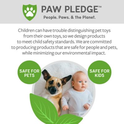 Image showing 11 th TrustyPup PBJ Squeaky Plush Chew Guard Dog Toy, Medium