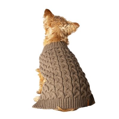 MuttNation Fueled by Miranda Lambert Cable Knit Dog Sweater