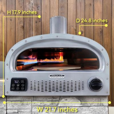 Image showing  KANO 16 in. 4-in-1 Propane Outdoor Oven with Digital Temp Control
