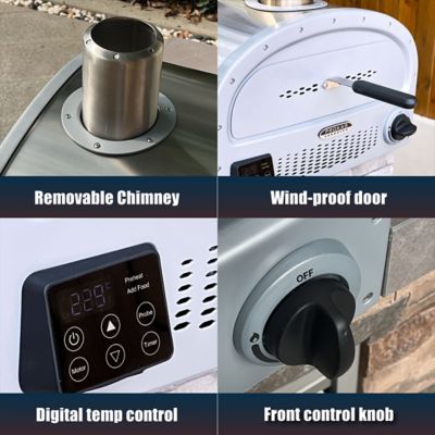 Image showing 8 th Prokan KANO 16 in. 4-in-1 Propane Outdoor Oven with Digital Temp Control