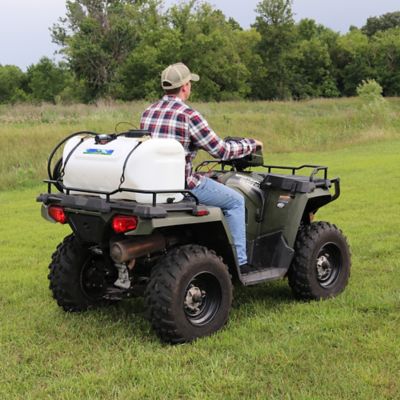 Image showing 6 th Valley Industries 25 gal. White Sprayer Tank