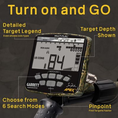 Image showing  ACE APEX Metal Detector - Jase Robertson Signature Edition