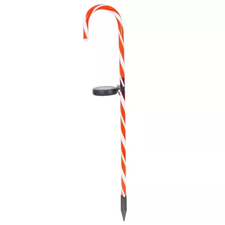 Lux-Landscape Solar Candy Cane Novelty Christmas Lights