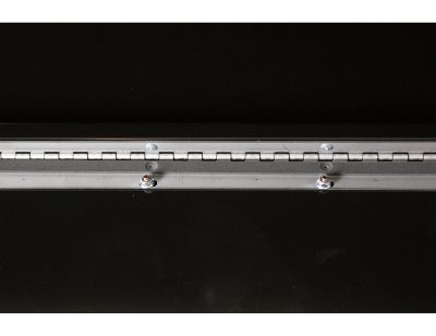 Image showing 7 th Buyers Products 18 x 18 x 24in. Black Steel Underbody Truck Box With Paddle Latch