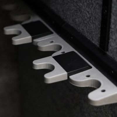 Image showing 6 th Sports Afield Home Defense 4-Gun Fireproof Biometric Lock Gun Safe, Black Textured Gloss Finish