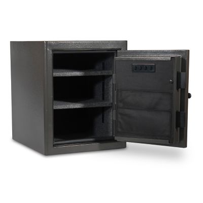 Image showing  2.2 cu. ft. Electronic Lock Diamond Fireproof/Waterproof Home & Office Safe, Dark Gray Hammertone Finish