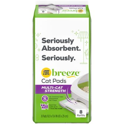 Tidy Cats Cat Litter Breeze Pads Refill Pack Multi Cat Litter Pads