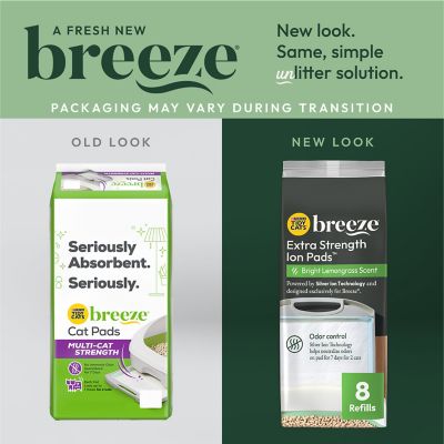 Image showing  Cat Litter Breeze Pads Refill Pack Multi Cat Litter Pads