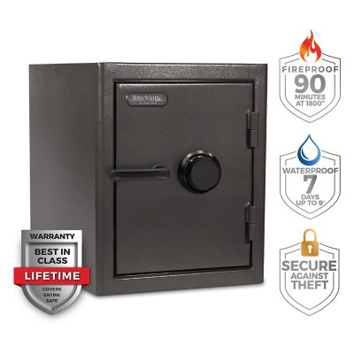 Sanctuary Diamond 2.2 cu. ft. Fireproof/Waterproof Home & Office Safe with Combination Lock, Dark Gray Hammertone Finish